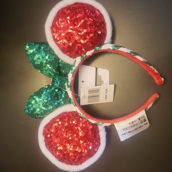 Minnie Mouse Peppermint Ears- One Size - Picture 3 of 4